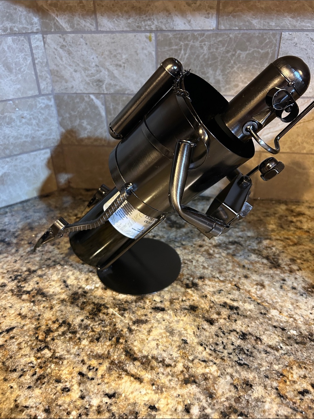 Scuba Diver Wine Bottle Holder will do the trick. scuba gear and camera, Nee - Picture 3 of 9